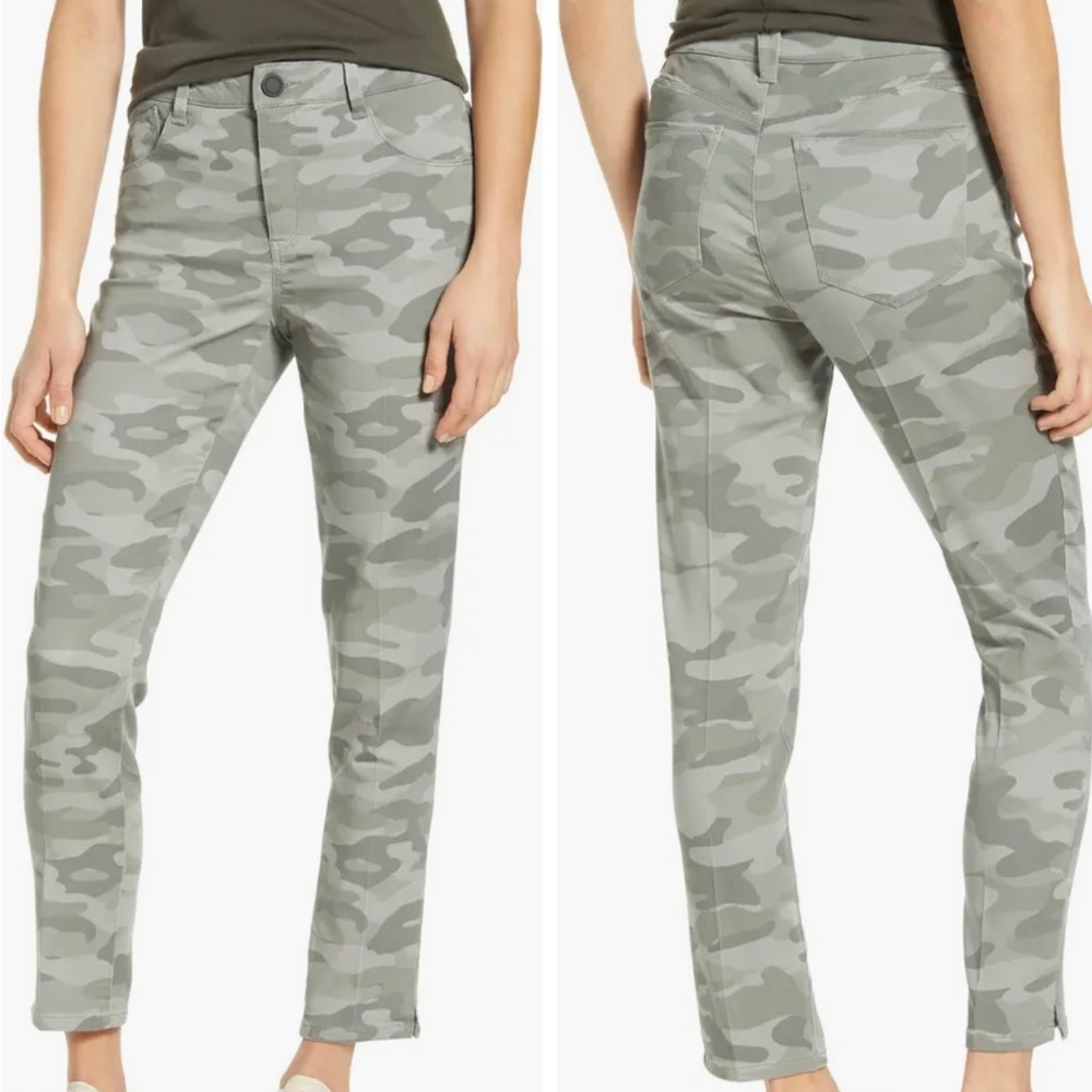 Wit & Wisdom Green Camo Ankle Pants